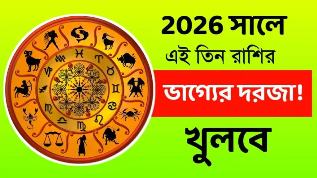২০২৬ সালে কপাল খুলবে এই ৩ রাশির! দেখুন তো আপনার রাশি তালিকায় আছে কি না?